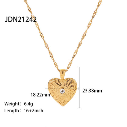Lightweight Titanium Steel Pendant Necklace – Daily Wear Essential