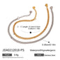 18K Gold Micro Cross Anklet – Minimalist Vintage Style
