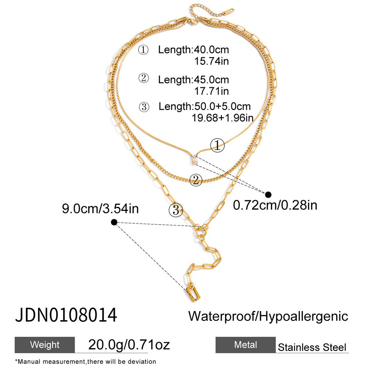 Long Gold Pendant Necklace – Tarnish-Free · Seasonal Essential