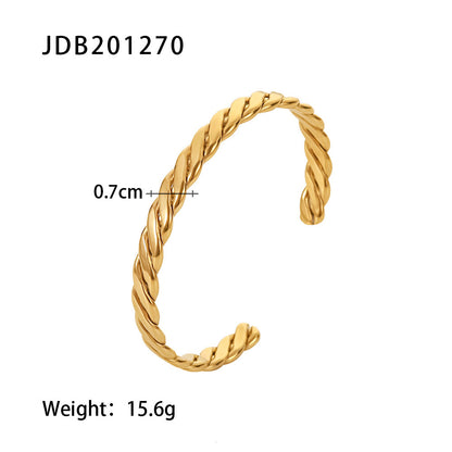 Sleek Stainless Steel Cuff – Elegant & Durable for Daily Wear