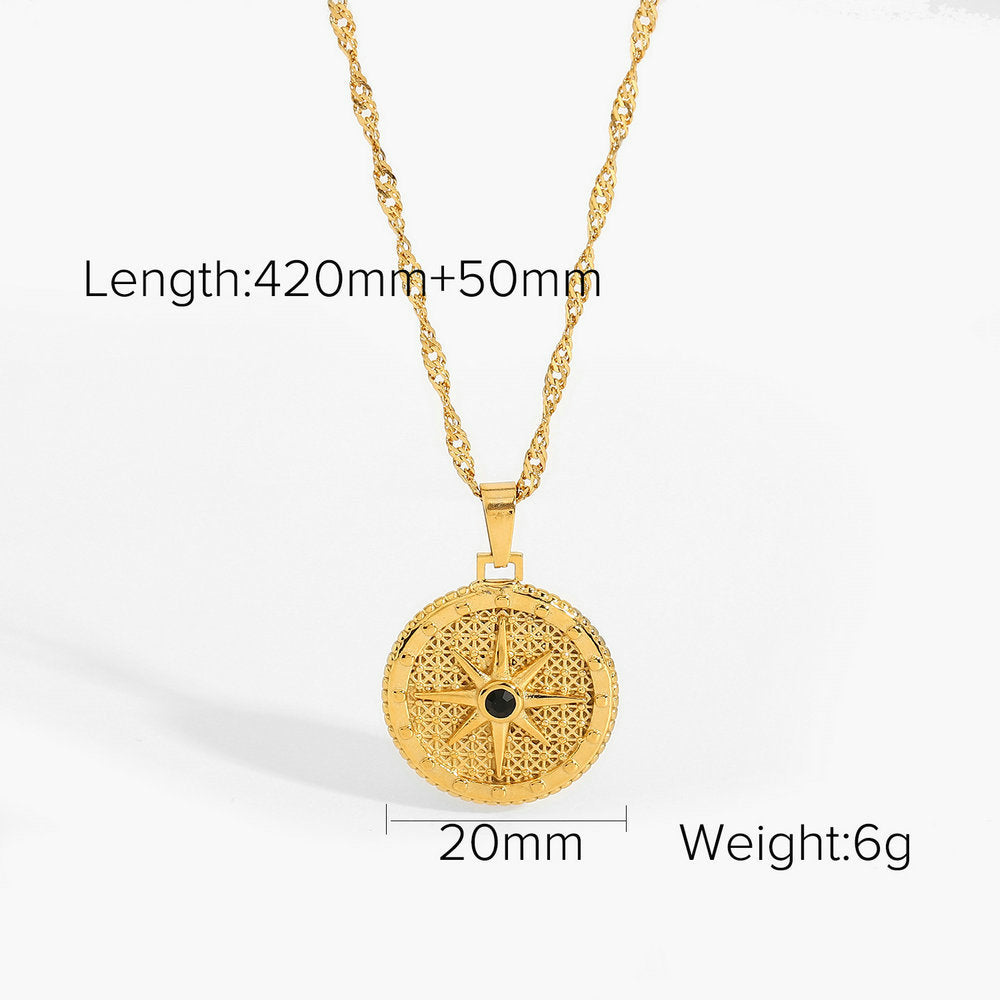 Lightweight Titanium Steel Pendant Necklace – Daily Wear Essential