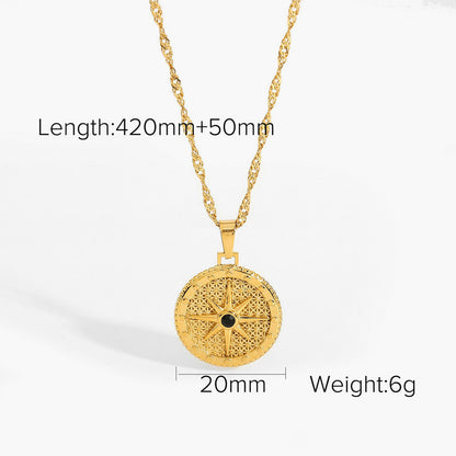 Lightweight Titanium Steel Pendant Necklace – Daily Wear Essential