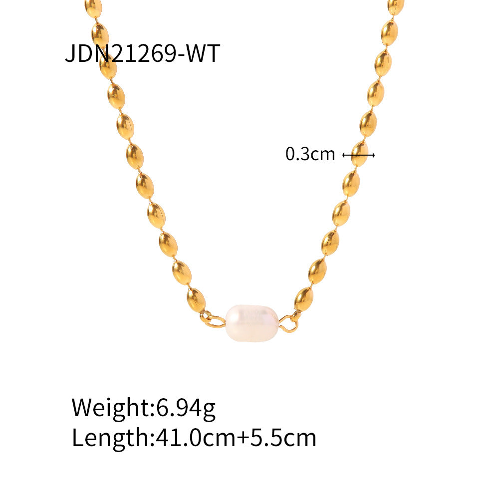 Tarnish-Free Stainless Steel Heart Necklace – Everyday Elegance