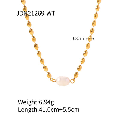 Tarnish-Free Stainless Steel Heart Necklace – Everyday Elegance