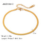 18K Gold Micro Cross Anklet – Minimalist Vintage Style