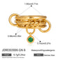 Layered Pearl Ring & Bracelet Set – Titanium Steel · Waterproof · Tarnish-Free