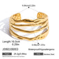 Stainless Steel Zircon Bangle – Open Design · Tarnish-Free