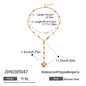 Sleek Titanium Steel Cross Necklace – Versatile Layer Piece
