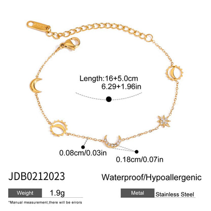 Minimalist Heart Charm Bangle – Titanium Steel · Waterproof · Everyday Elegance