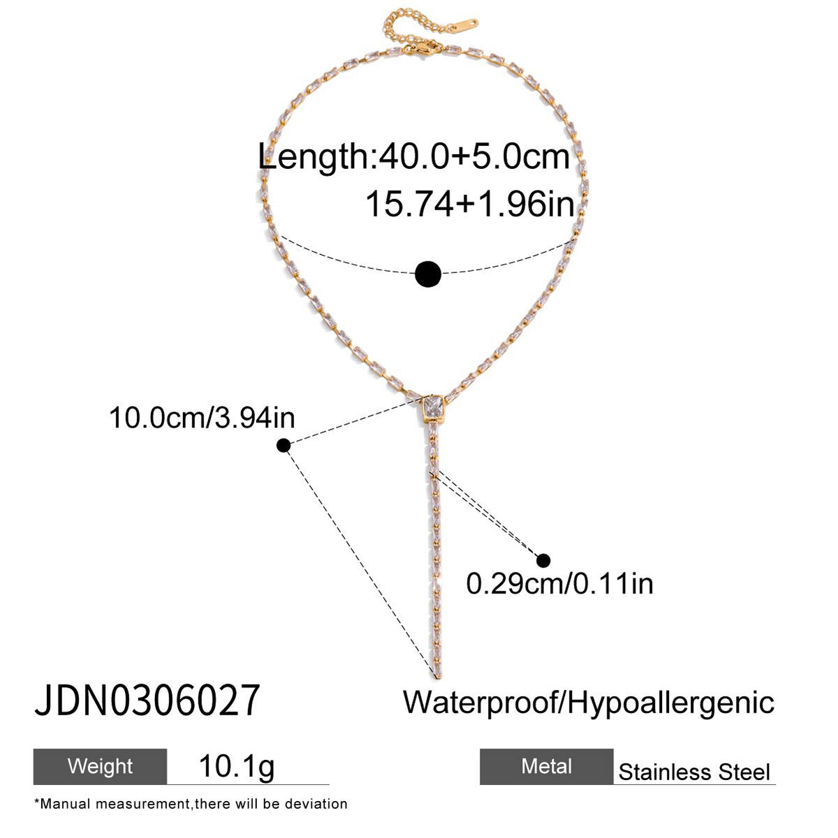 Long Gold Pendant Necklace – Tarnish-Free · Seasonal Essential
