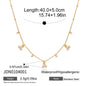 Tarnish-Free Titanium Steel Chain with Zircon – Everyday Elegance