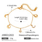 Minimalist Heart Charm Bangle – Titanium Steel · Waterproof · Everyday Elegance