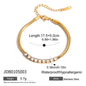 Sleek Teardrop Pendant Chain – Waterproof & Tarnish-Free