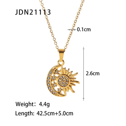 Lightweight Titanium Steel Pendant Necklace – Daily Wear Essential