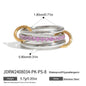 Layered Pearl Ring & Bracelet Set – Titanium Steel · Waterproof · Tarnish-Free
