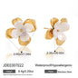 Tarnish-Free Titanium Steel Pearl Studs – Everyday Chic