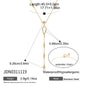 18K Gold Titanium Steel Necklace – Timeless Shine