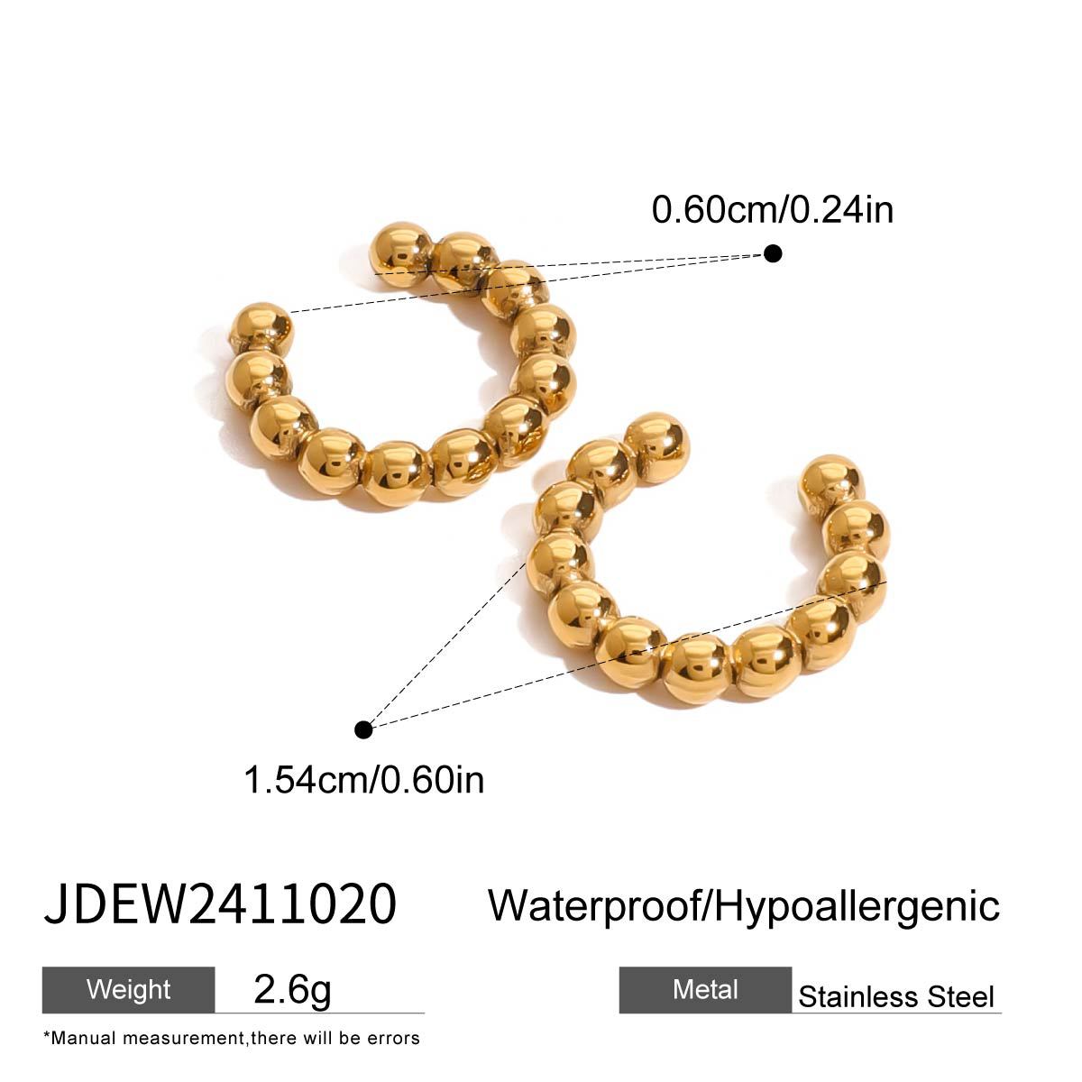 Stainless Steel Zircon Stud Earrings – Minimalist Shine