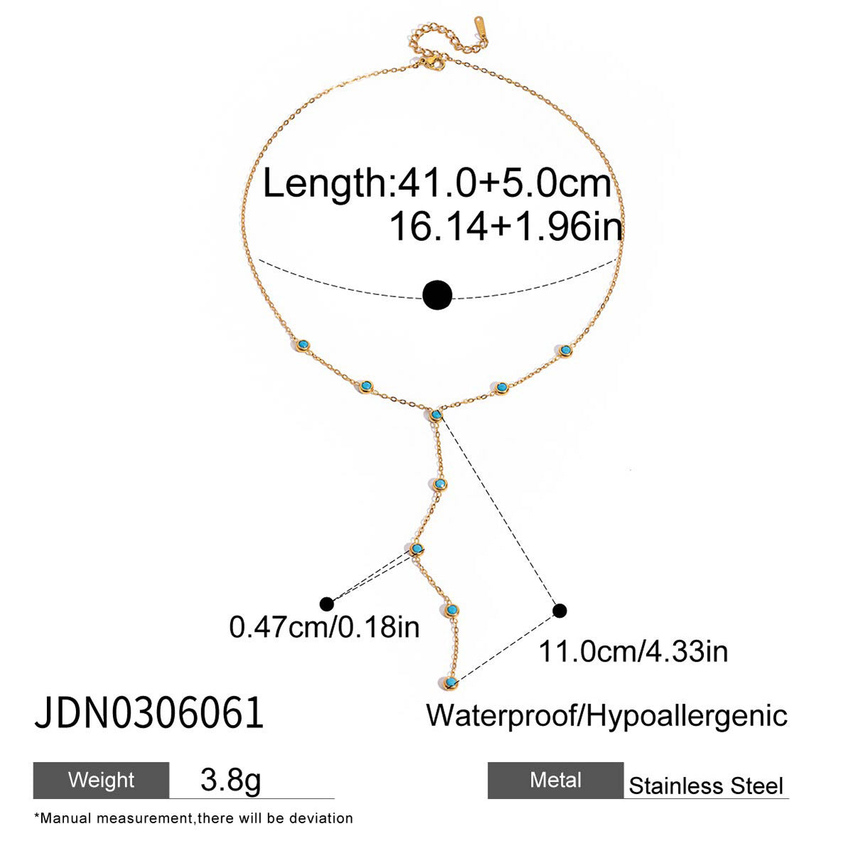 Long Gold Pendant Necklace – Tarnish-Free · Seasonal Essential