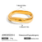 Stainless Steel Zircon Bangle – Open Design · Tarnish-Free