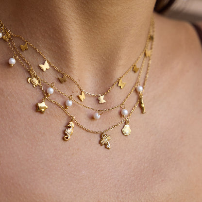 Tarnish-Free Titanium Steel Chain with Zircon – Everyday Elegance