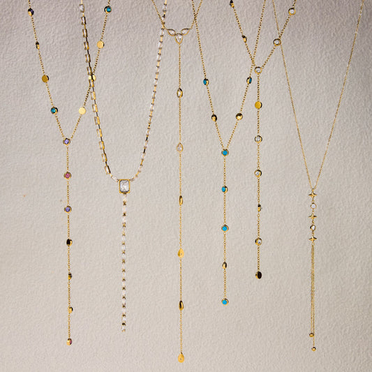 Long Gold Pendant Necklace – Tarnish-Free · Seasonal Essential