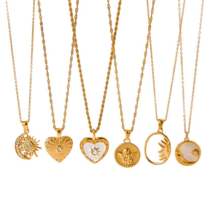 Lightweight Titanium Steel Pendant Necklace – Daily Wear Essential