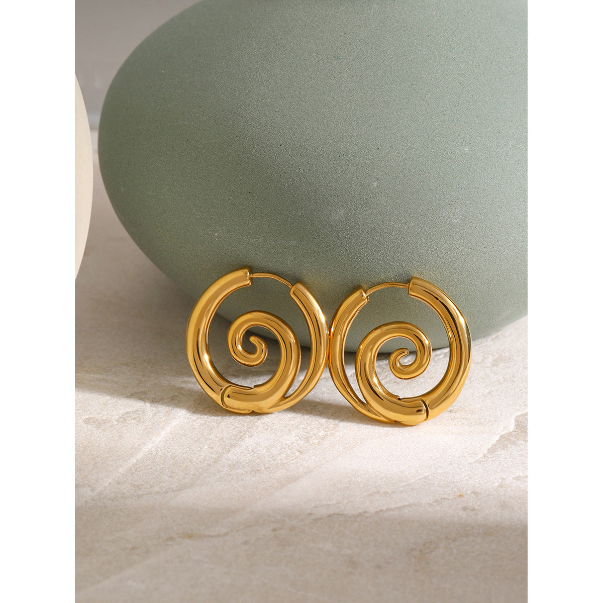 Tarnish-Free Stainless Steel Wire Hoops – Everyday Statement