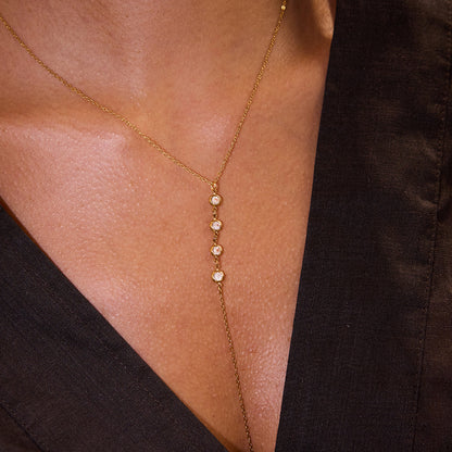 18K Gold Titanium Steel Necklace – Timeless Shine