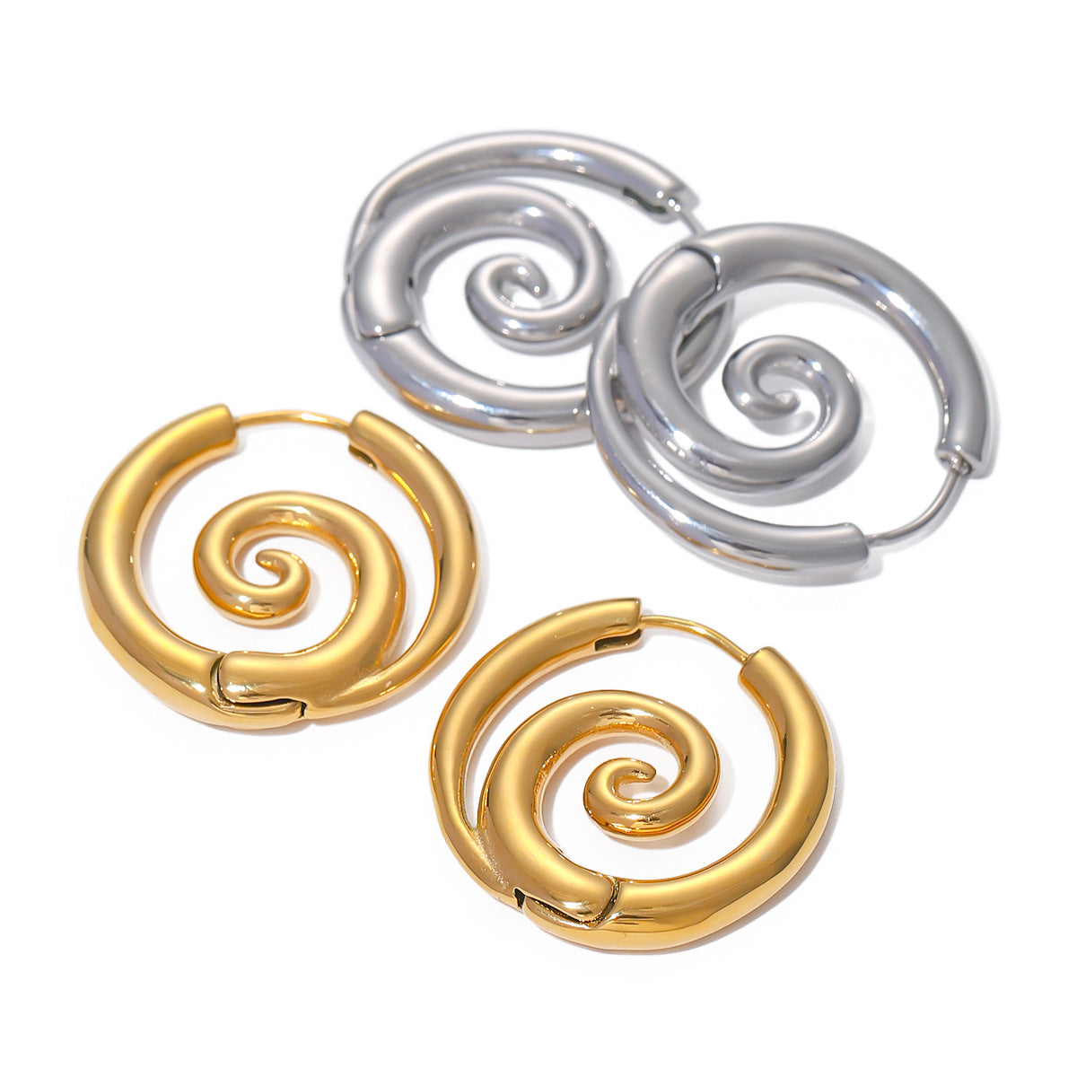 Tarnish-Free Stainless Steel Wire Hoops – Everyday Statement