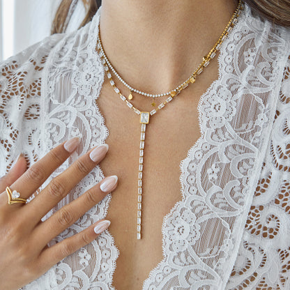 Long Gold Pendant Necklace – Tarnish-Free · Seasonal Essential