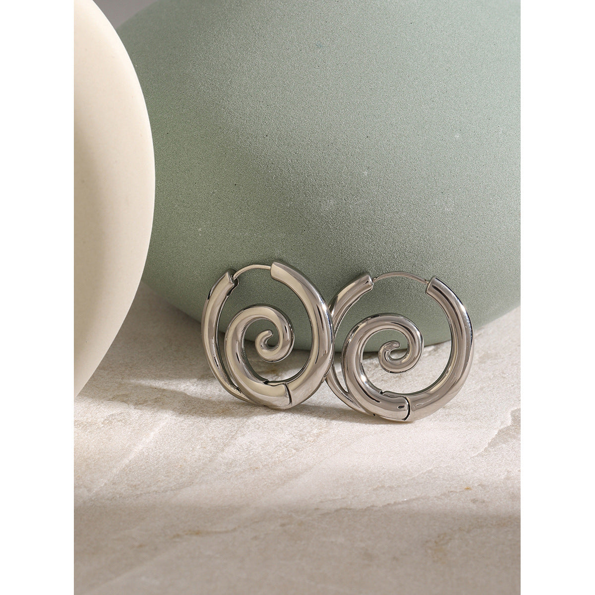 Tarnish-Free Stainless Steel Wire Hoops – Everyday Statement