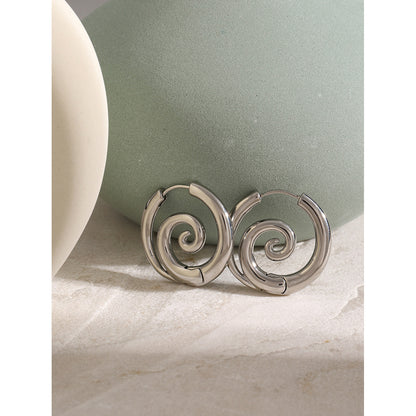 Tarnish-Free Stainless Steel Wire Hoops – Everyday Statement