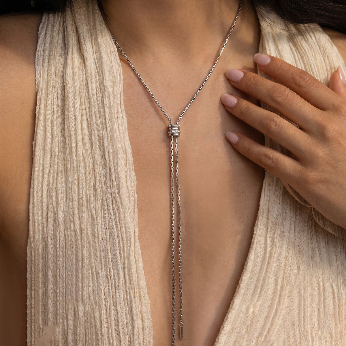 Long Gold Pendant Necklace – Tarnish-Free · Seasonal Essential