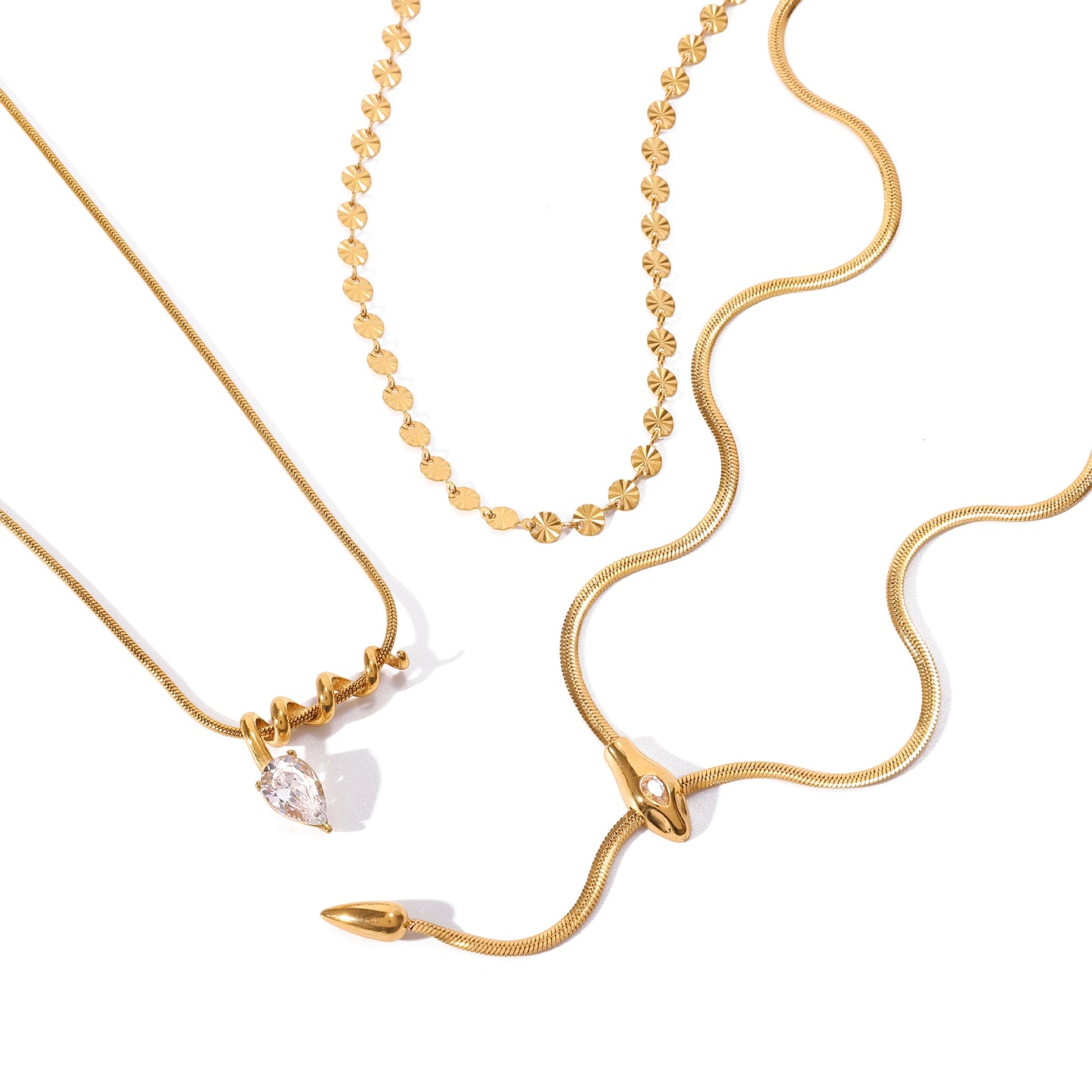 Titanium Steel Collarbone Chain – Sleek & Sparkling